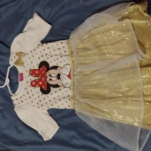 Toddler girls Minnie Mouse dress